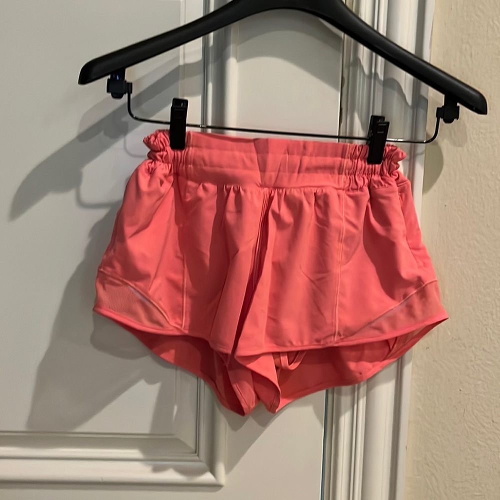 lululemon athletica raspberry cream Shorts